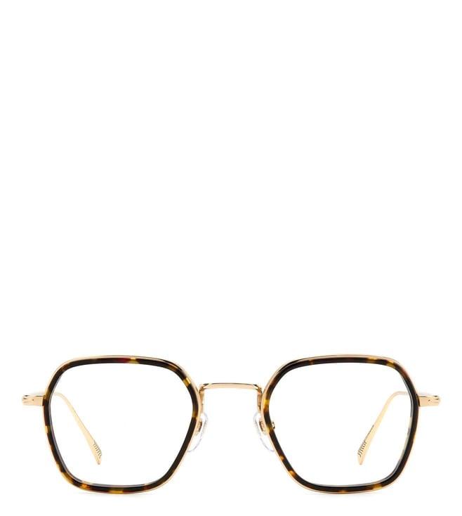 david beckham db1103 gold geometric eyewear frames for men