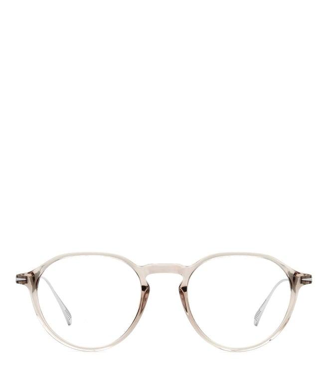 david beckham db1105 brown oval eyewear frames for men