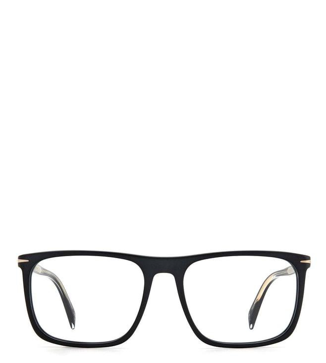 david beckham db1108 black square eyewear frames for men