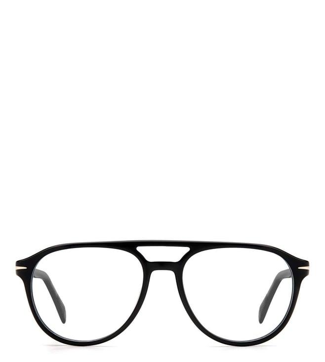 david beckham db7087 black aviator eyewear frames for men