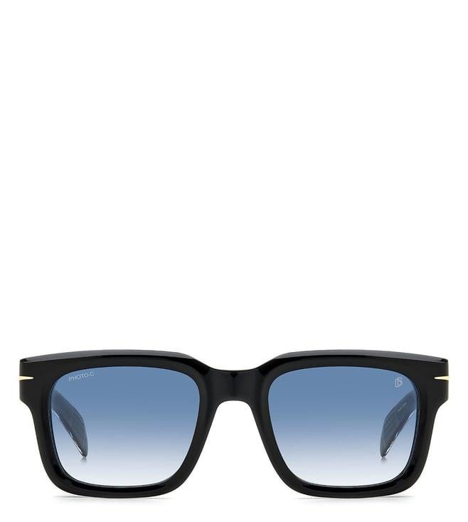 david beckham idb54bl52 square sunglasses for men