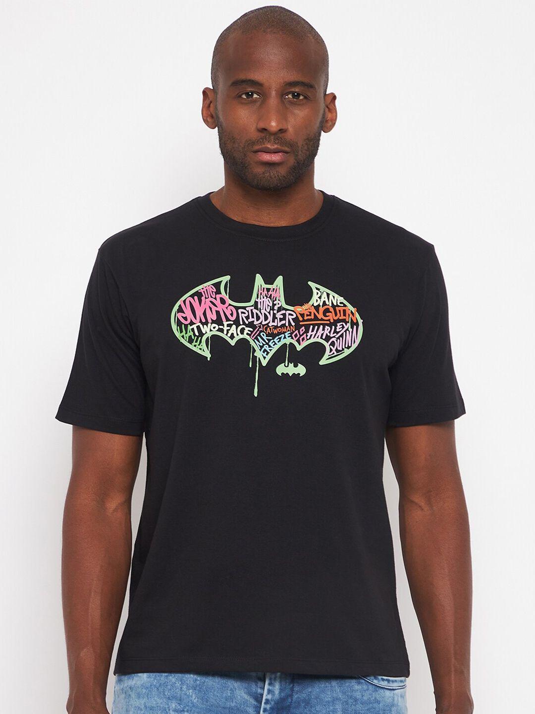 dc by wear your mind batman printed pure cotton t-shirt