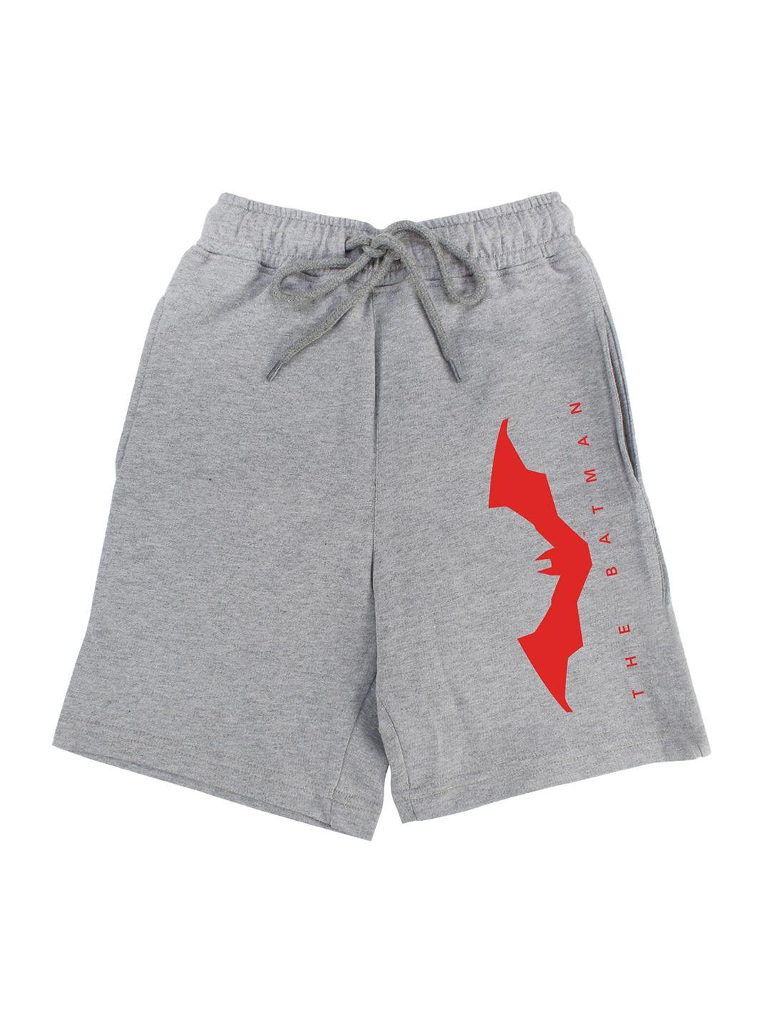 dc by wear your mind boys grey batman printed shorts