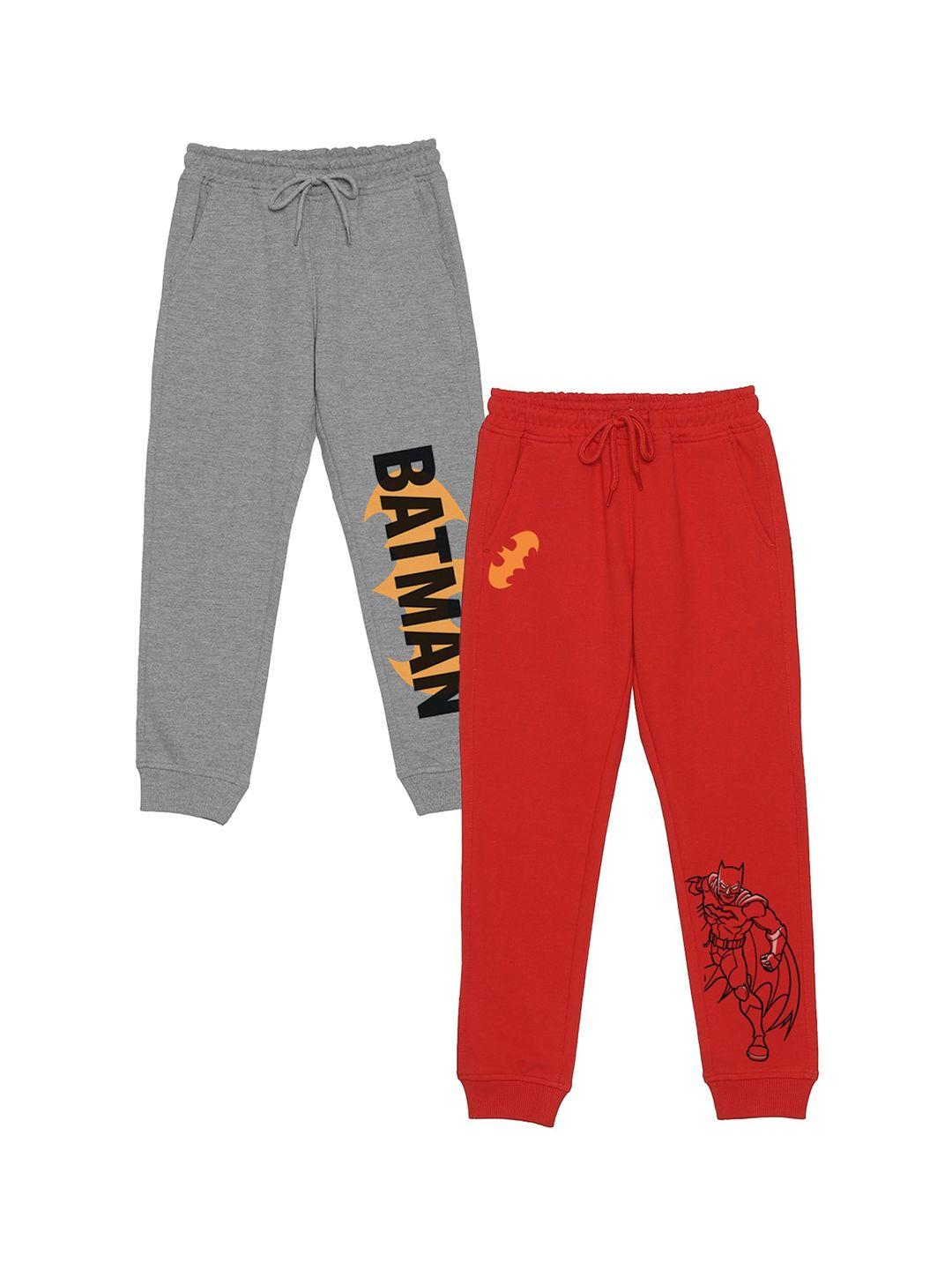 dc by wear your mind kids pack of 2 printed cotton joggers