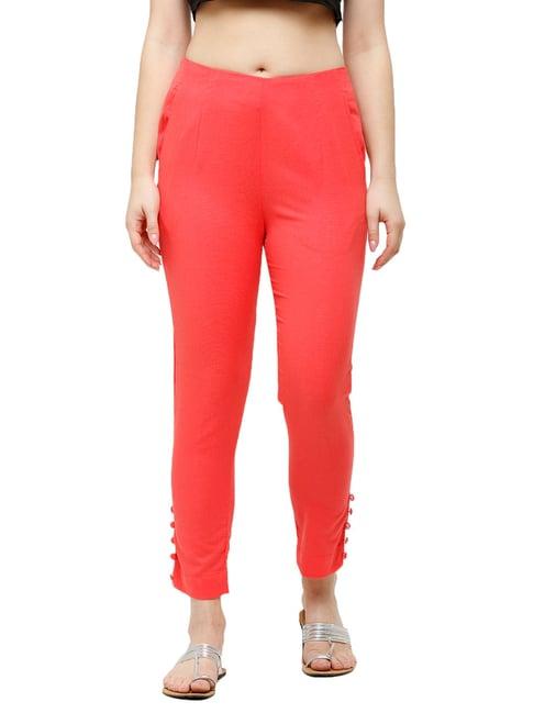 de moza coral elasticated pants