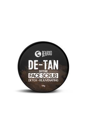 de-tan caffeine face scrub