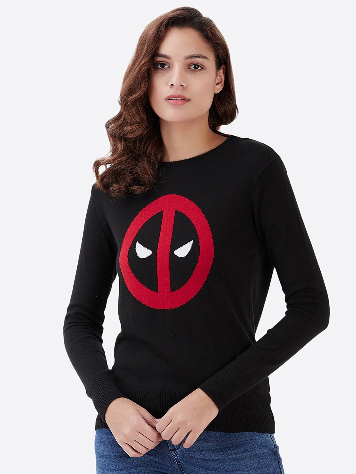 deadpool featured sweater for women