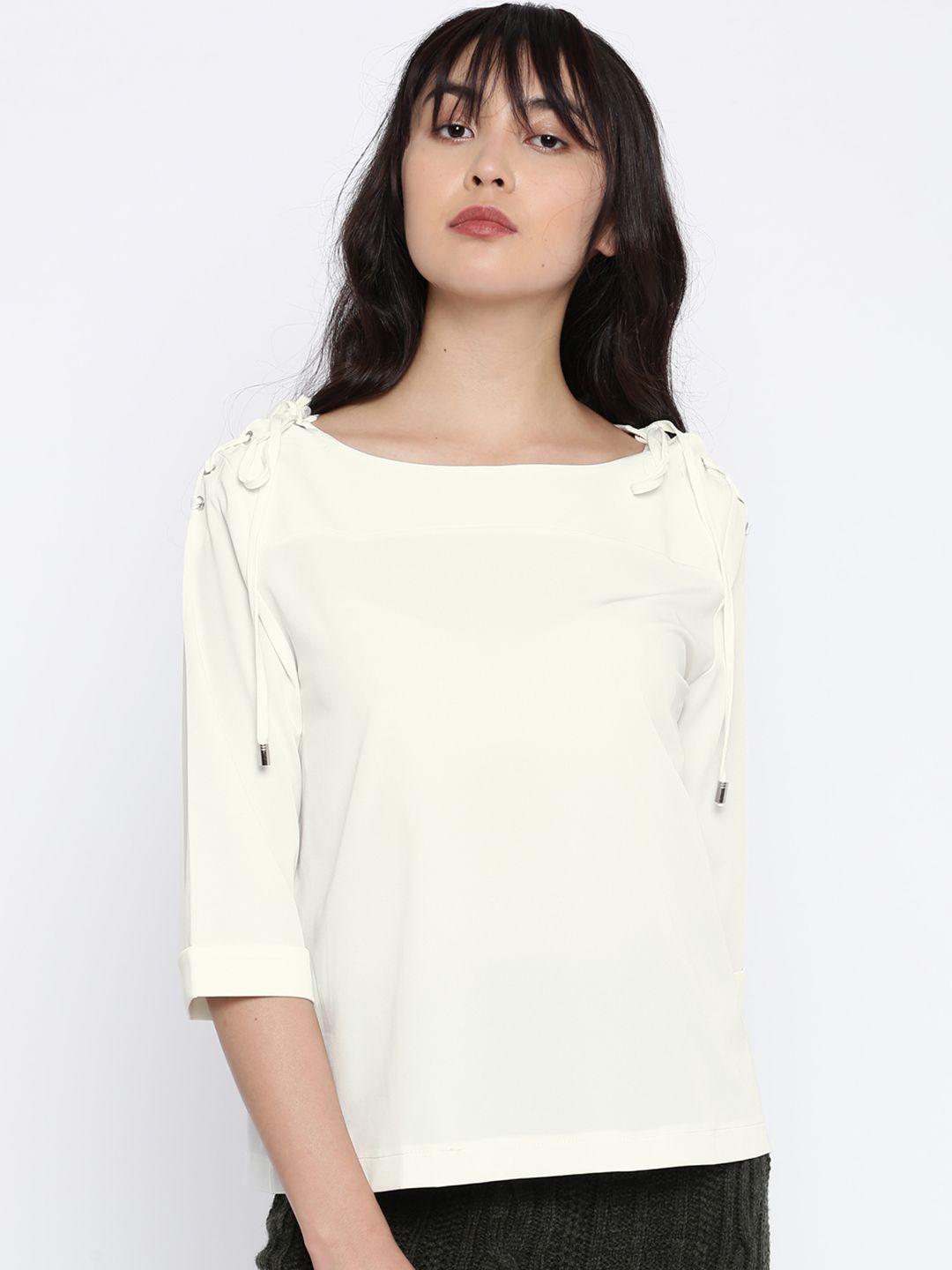 deal jeans women white solid top