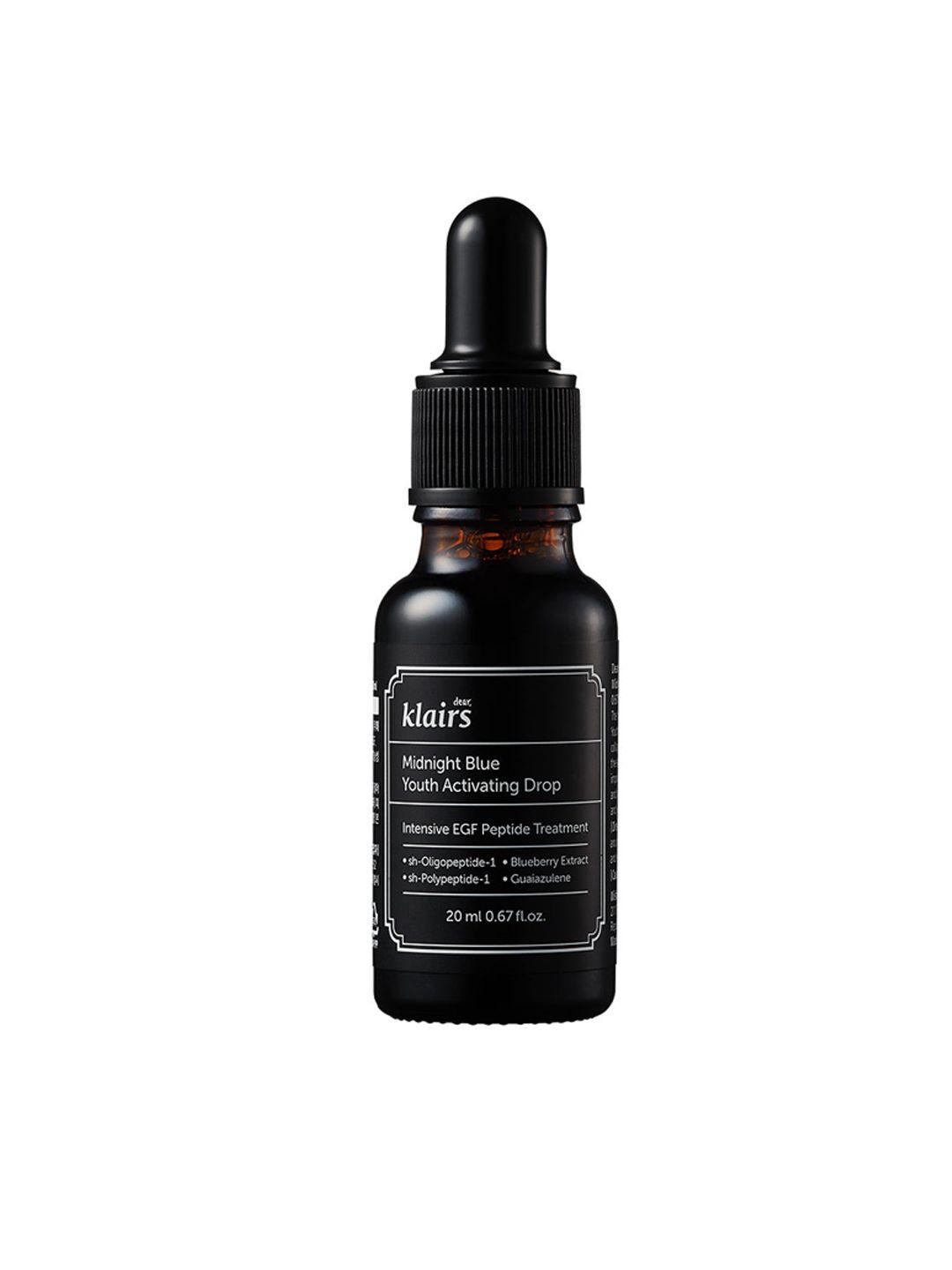 dear klairs midnight blue youth activating drop for plump & firm skin with peptides-20 ml