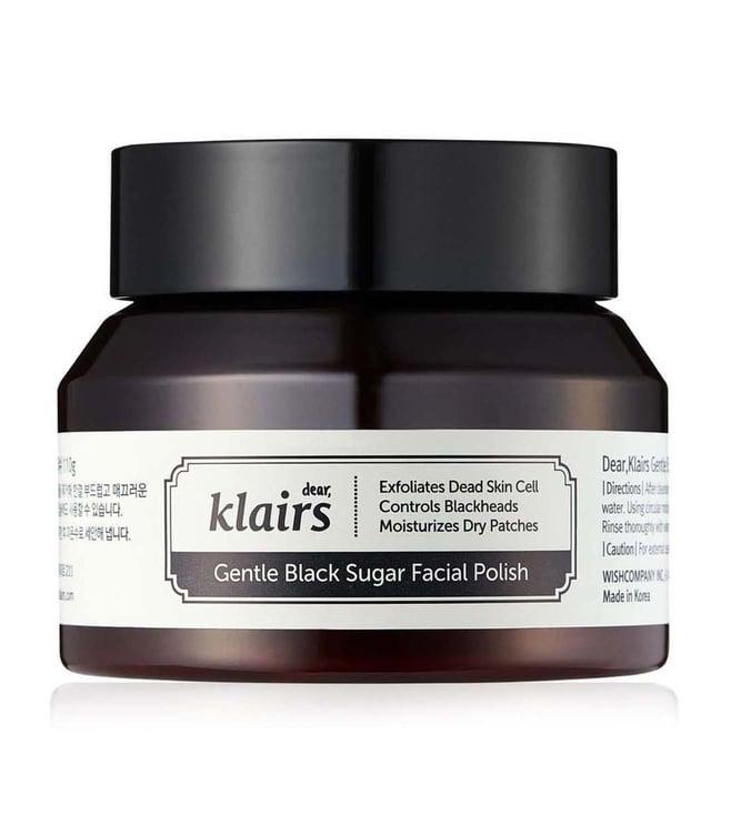 dear klairs gentle black sugar facial polish 110 gm