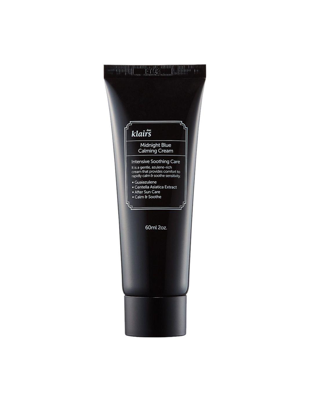 dear klairs midnight blue calming cream with guaiazulene & centella - 60ml