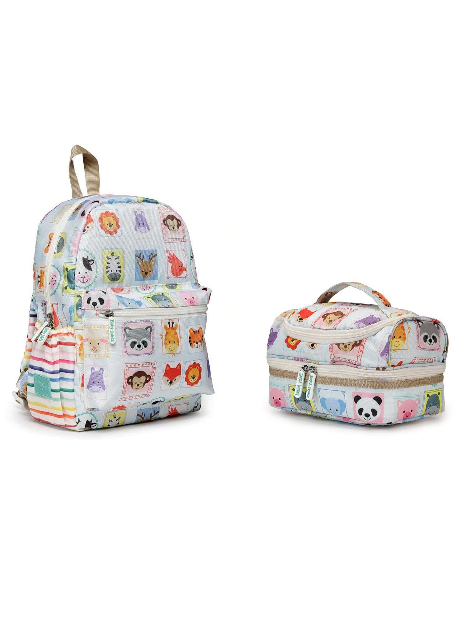 dear zoo 14 inch mini backpack & lunch bag