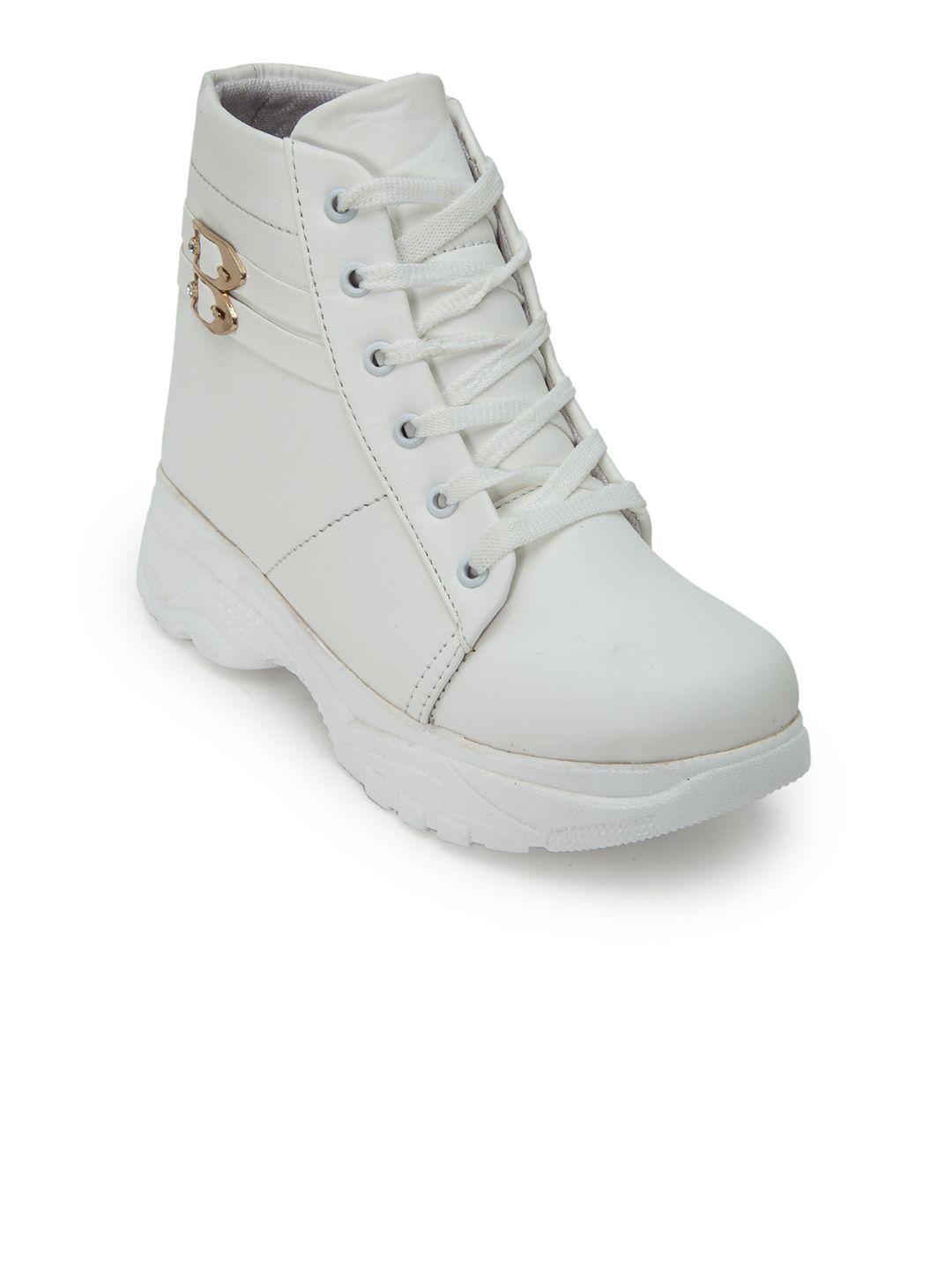 deas off white block heeled boots