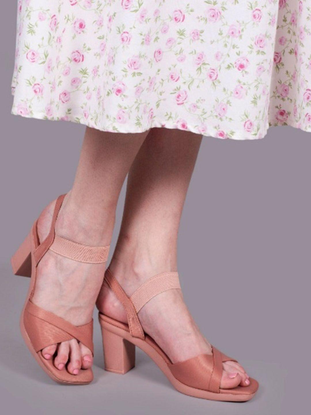 deas open toe block heels