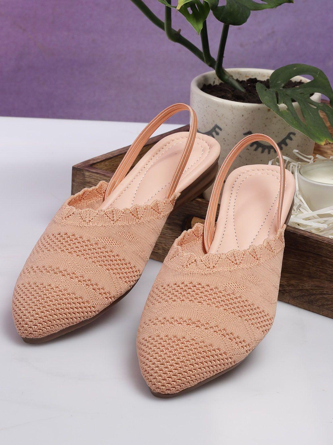 deas women cream-coloured ballerinas flats