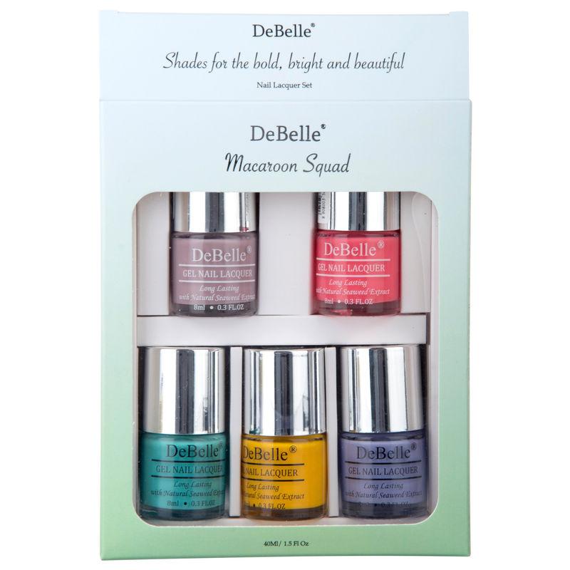 debelle nail lacquer macaroon squad set of 5