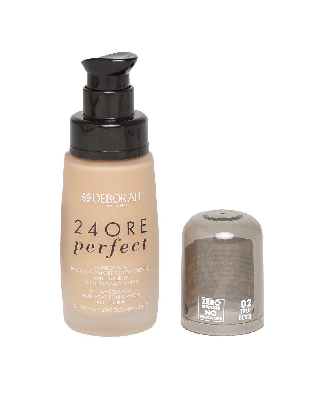 deborah milano 24 ore true beige spf 10 perfect foundation 02