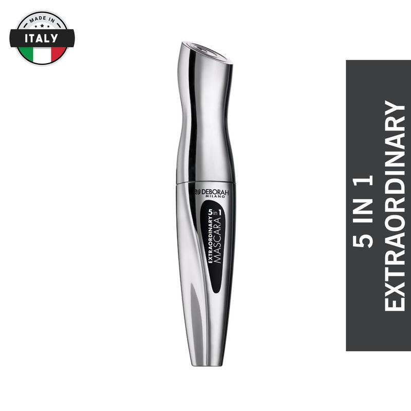 deborah milano 5 in 1 extraordinary mascara - black