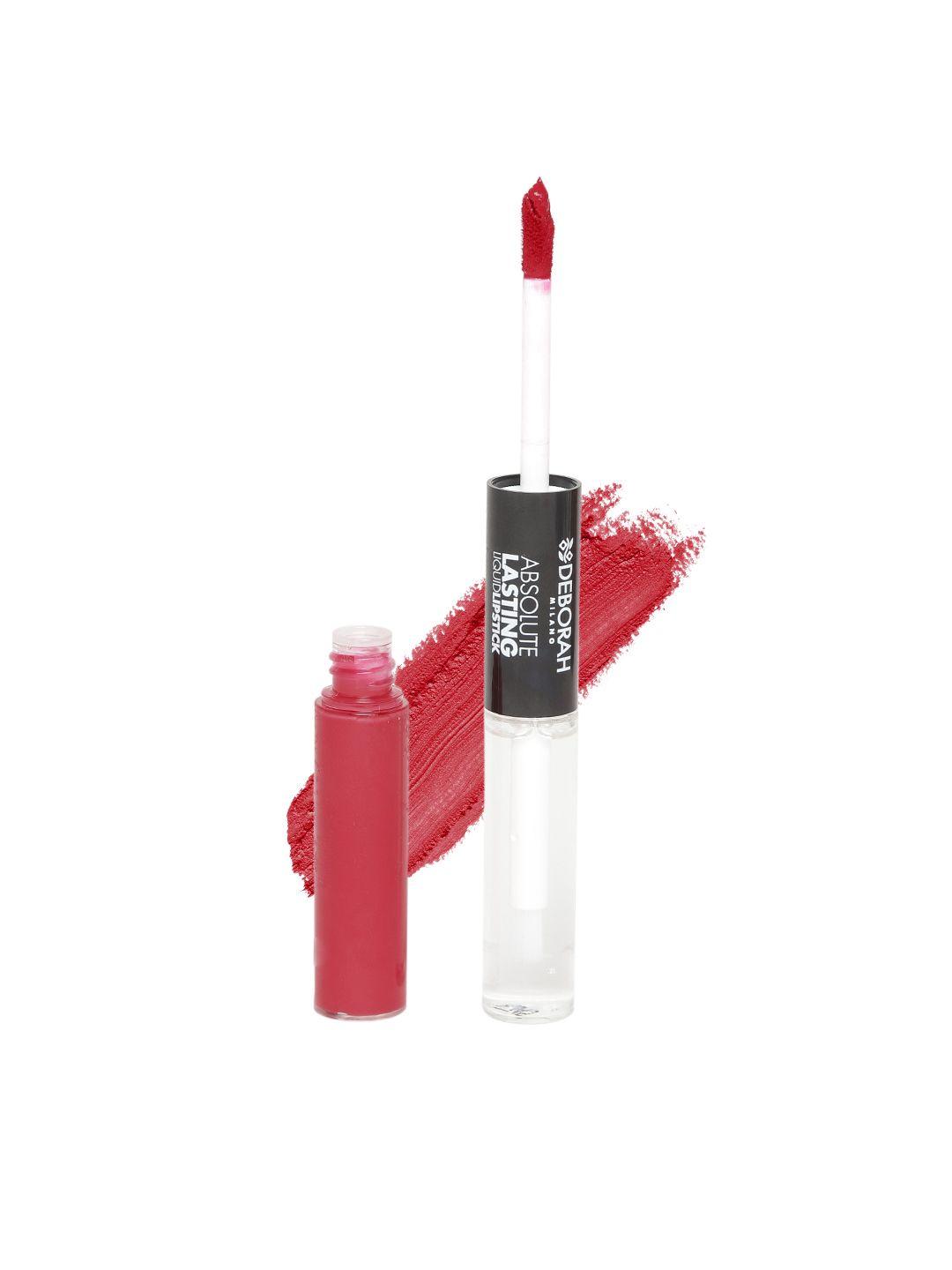 deborah milano absolute lasting classic red liquid lipstick with gloss 08