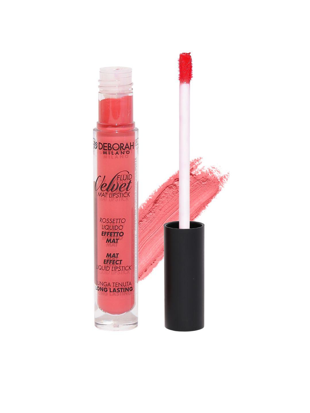 deborah milano coral dream fluid velvet matte lipstick 11