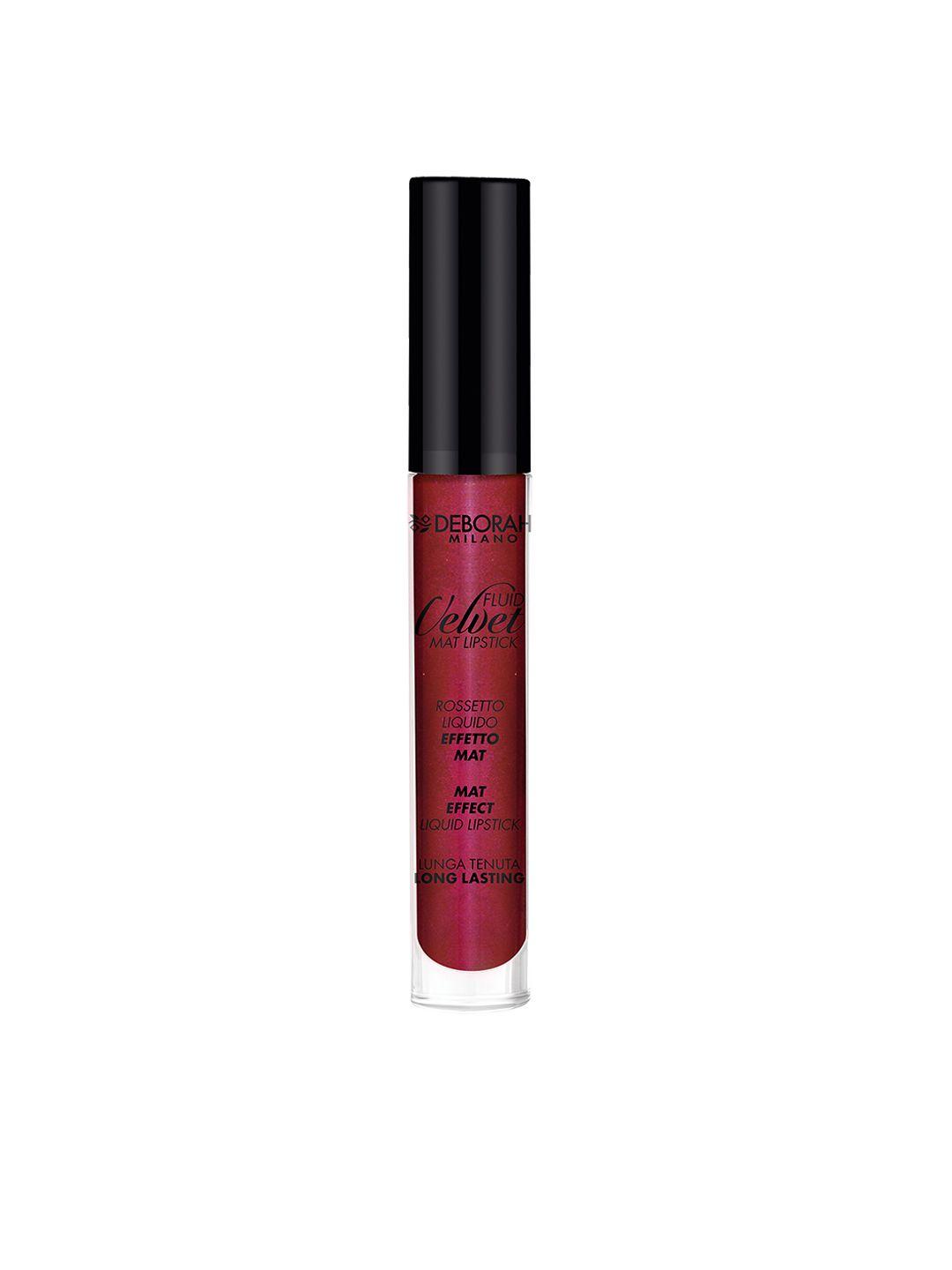 deborah milano fluid velvet mat metal lipstick cherry 50 4.5 g