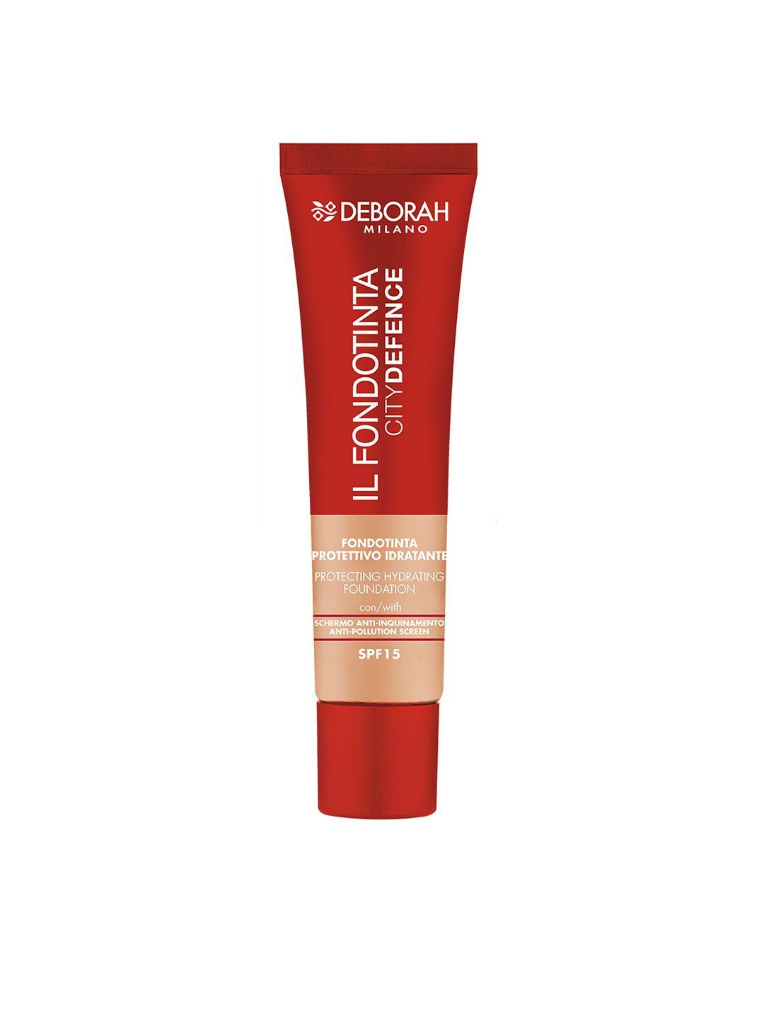 deborah milano il fondotinta - protecting hydrating foundation with spf 15 - 04 apricot