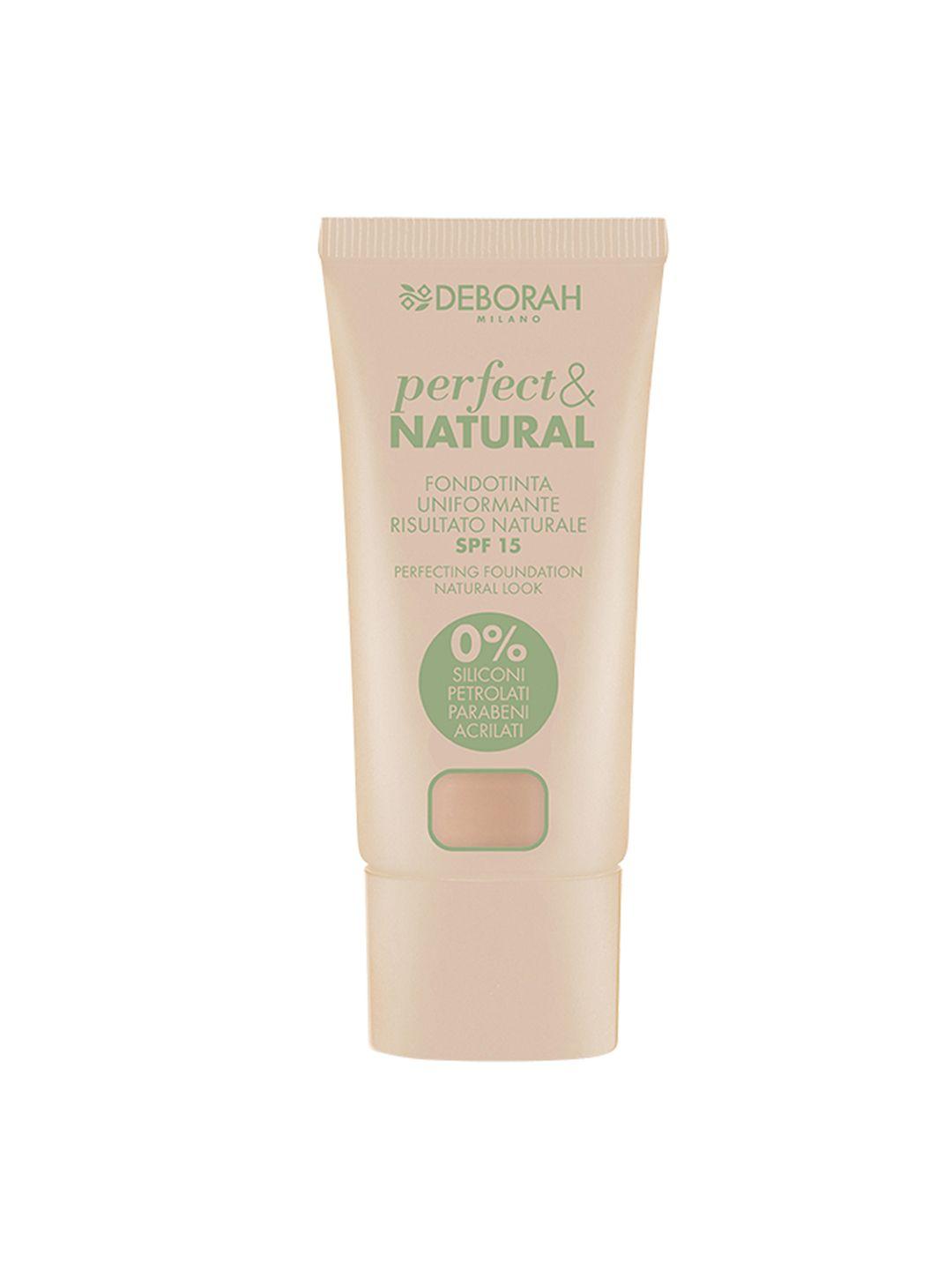 deborah milano light rose spf 15 perfect & natural foundation 02