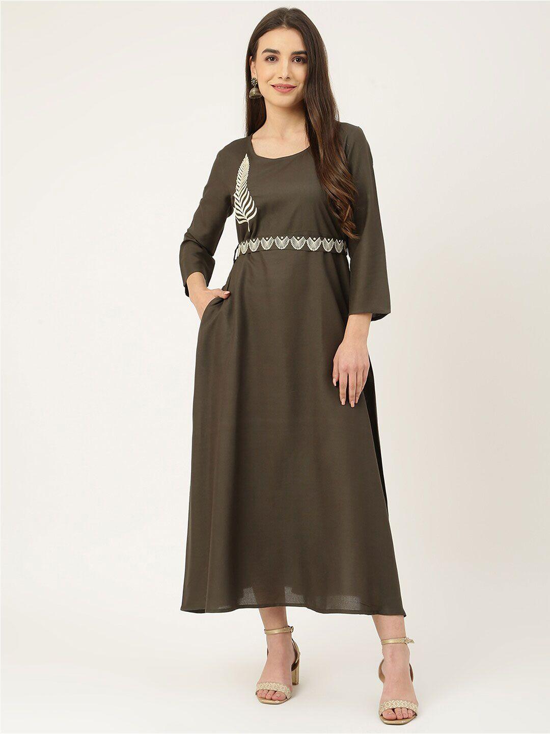 deckedup grey maxi dress