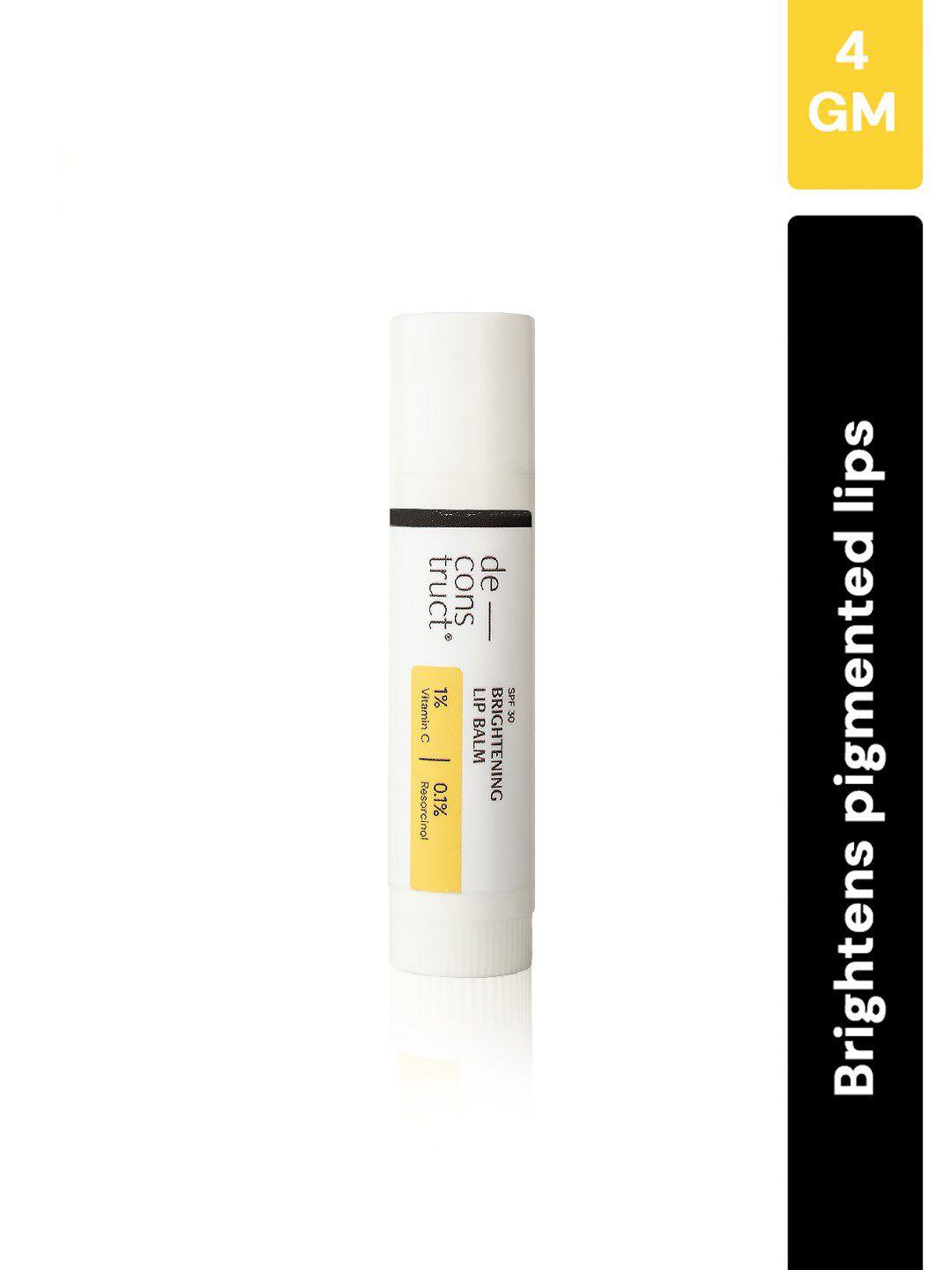 deconstruct brightening spf 30 pigmented lip balm with with vitamin c & resorcinol - 4 g