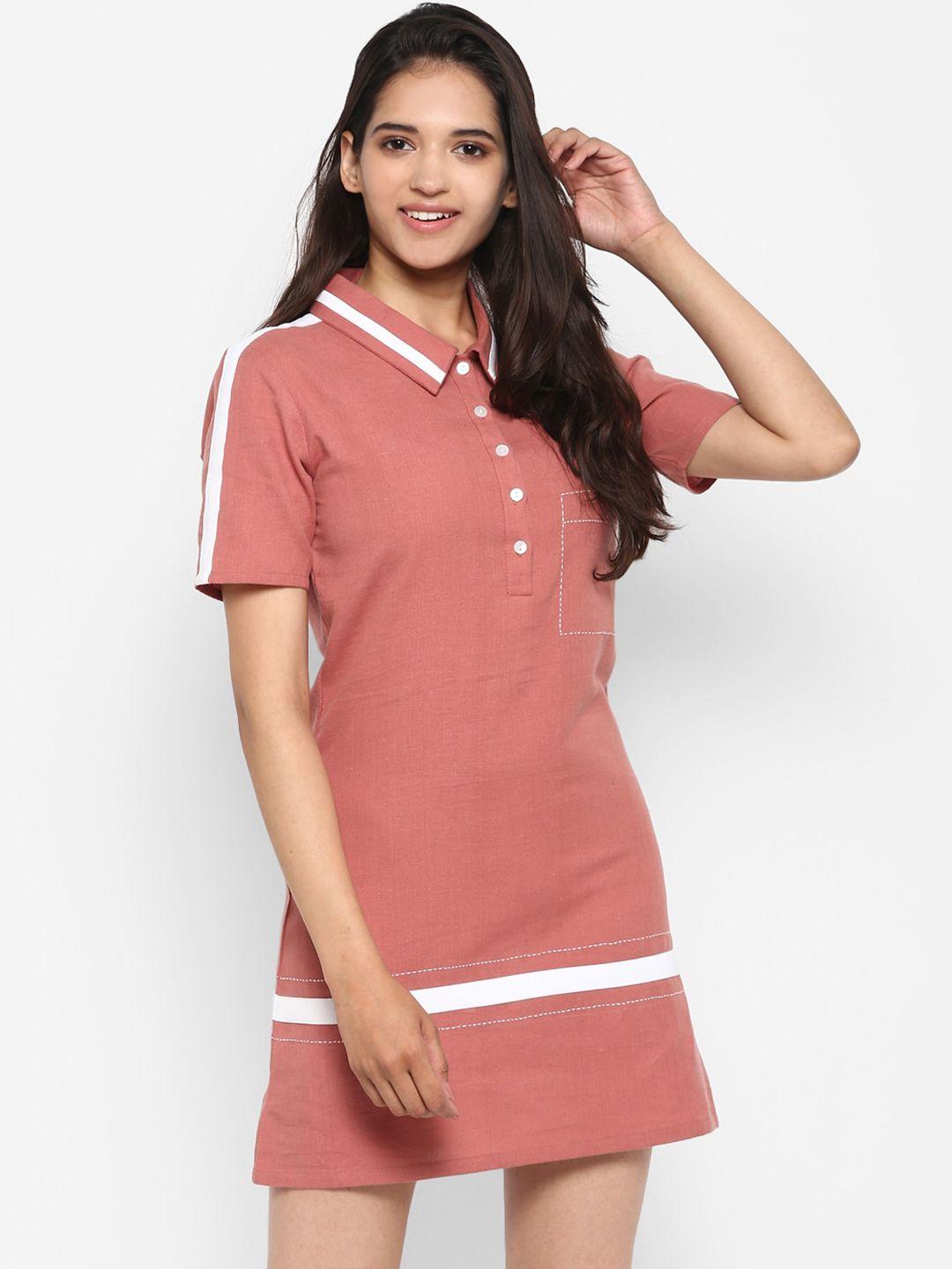 deebaco pink t-shirt dress