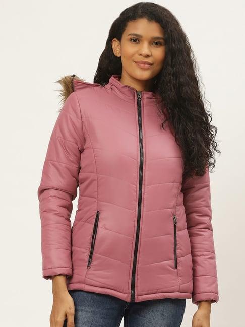 deewa pink quilted pattern jacket