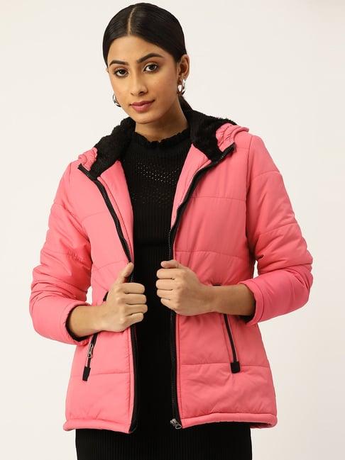deewa pink quilted pattern jacket