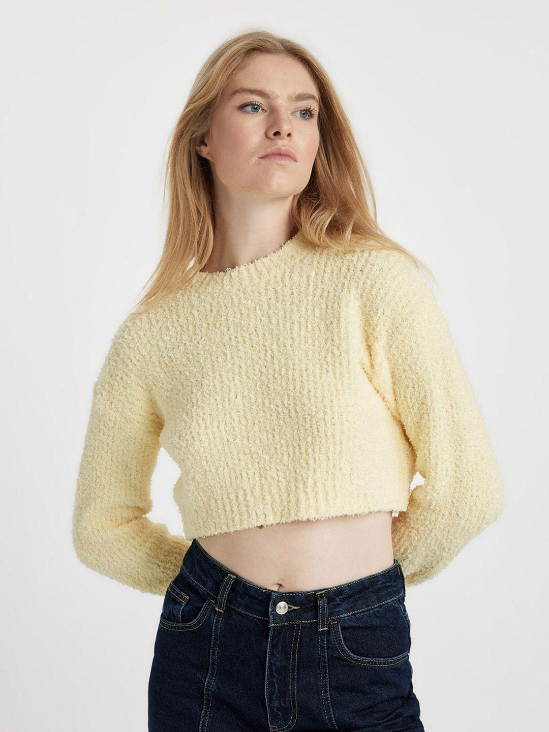 defacto ribbed acrylic sweater