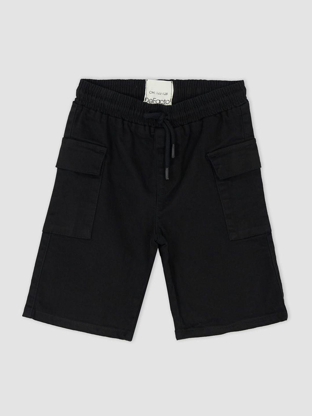 defacto boys mid-rise striped shorts