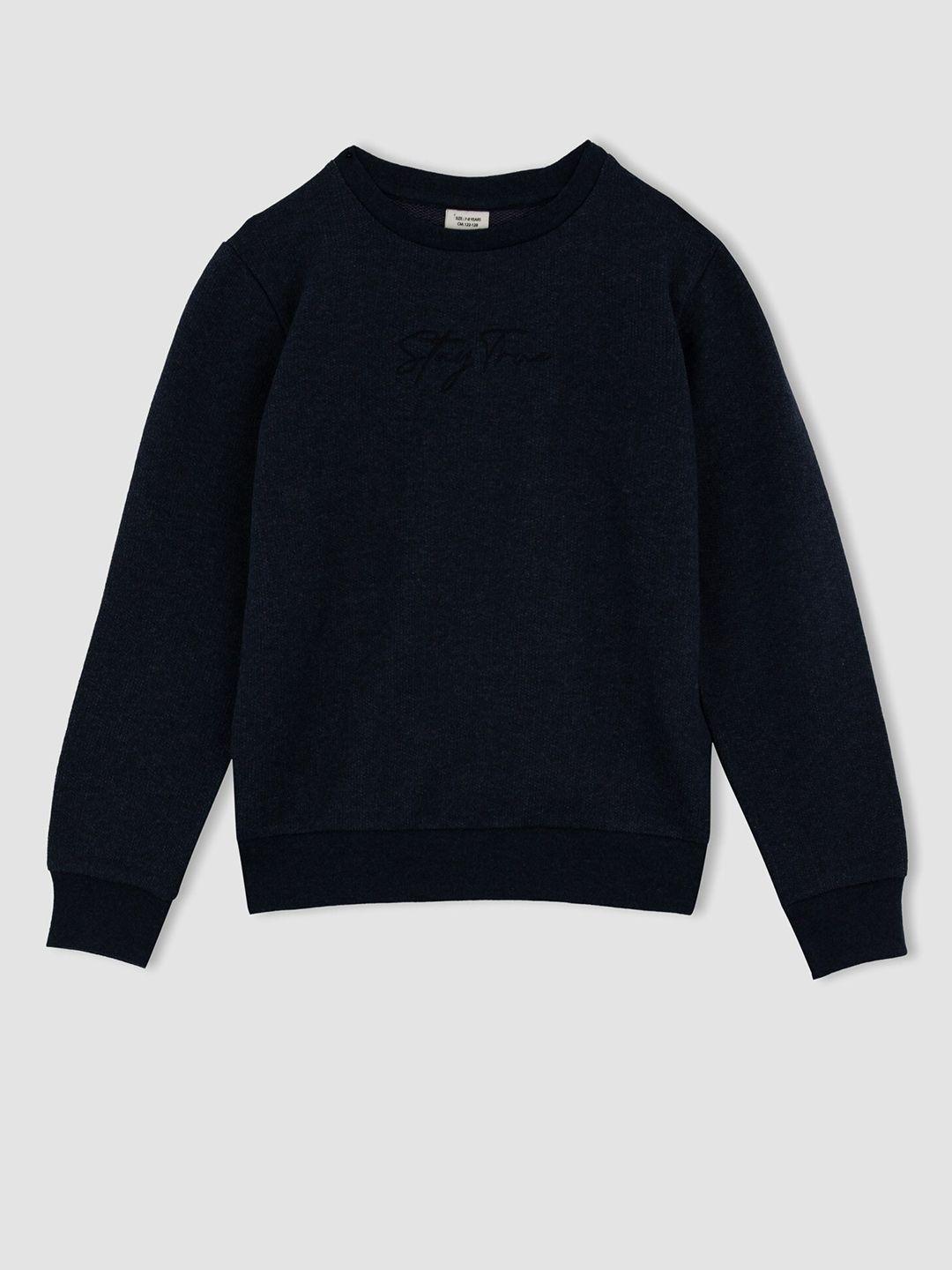 defacto boys navy blue  sweatshirt