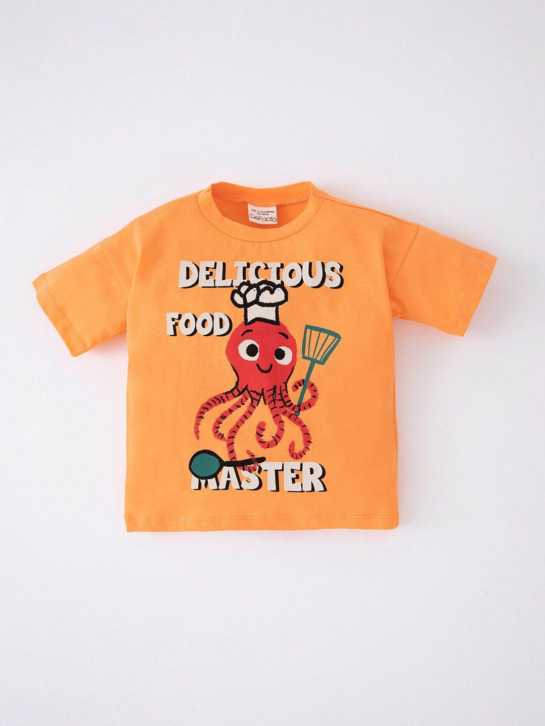 defacto boys printed cotton t-shirt