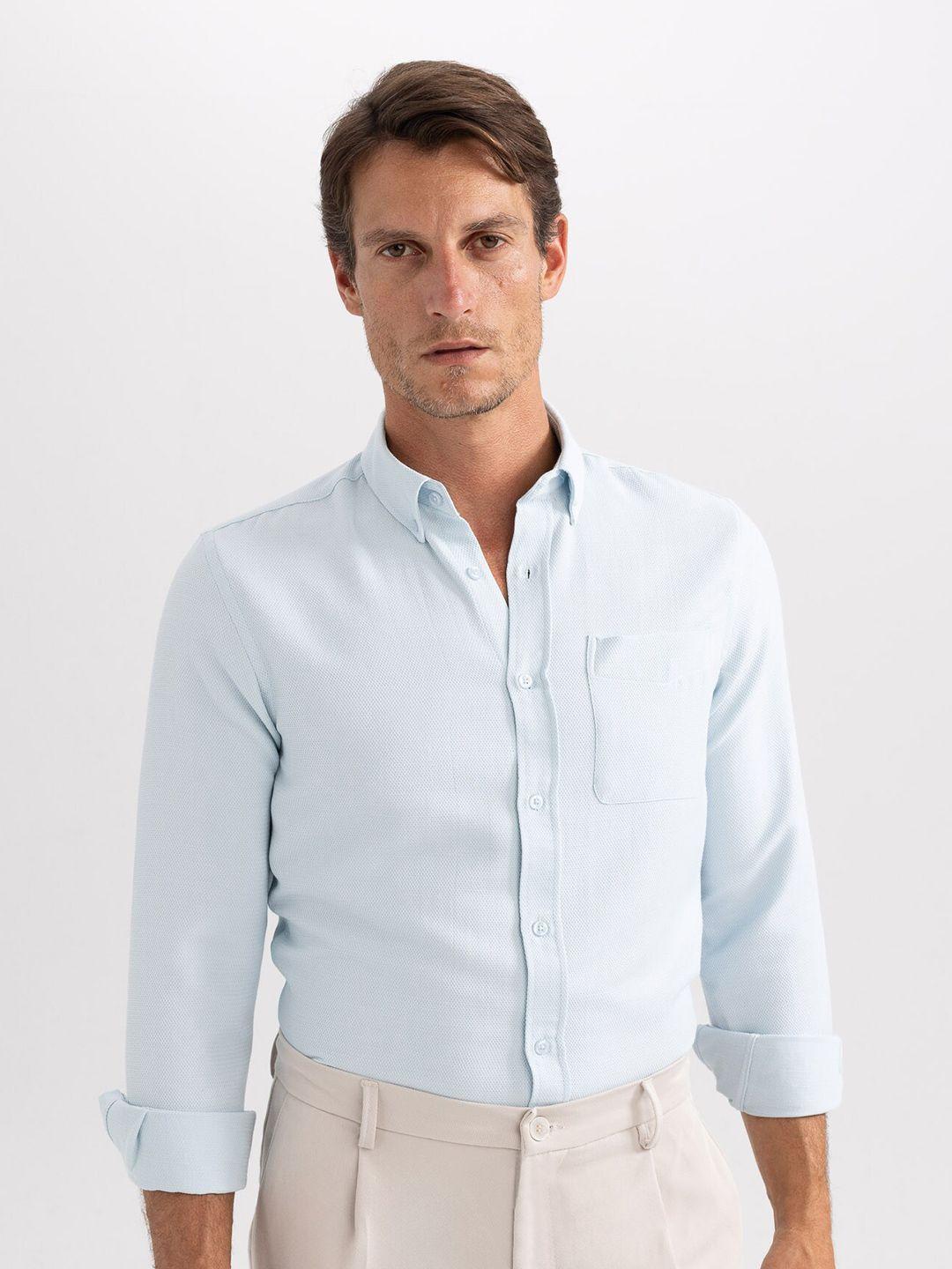 defacto button-down collar casual shirt