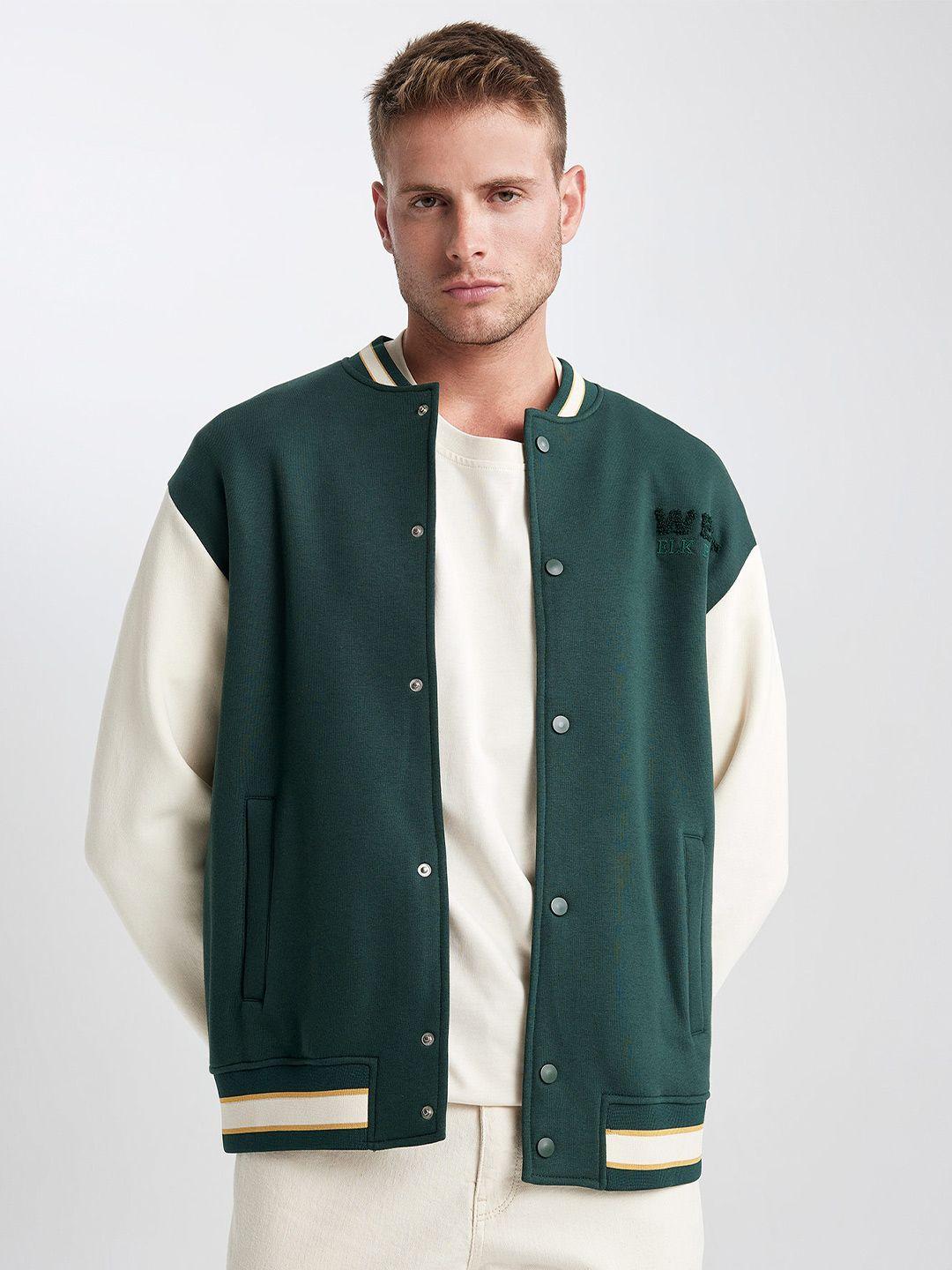 defacto colourblocked varsity jacket