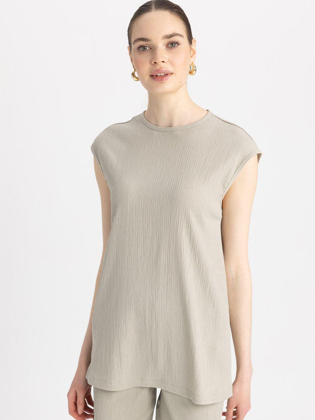 defacto extended sleeves knitted top