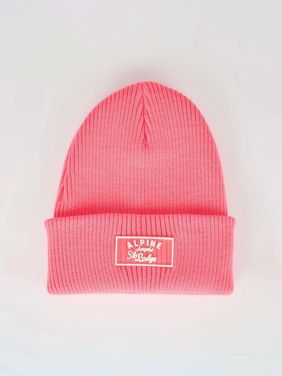 defacto girls pink  acrylic beanie