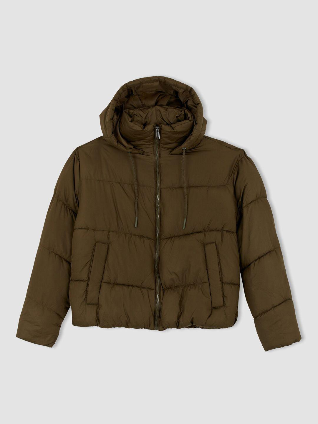 defacto hooded long sleeves padded jacket