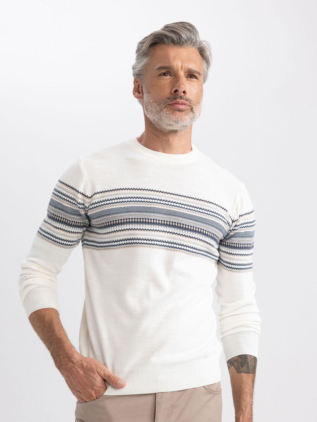 defacto horizontal striped pullover