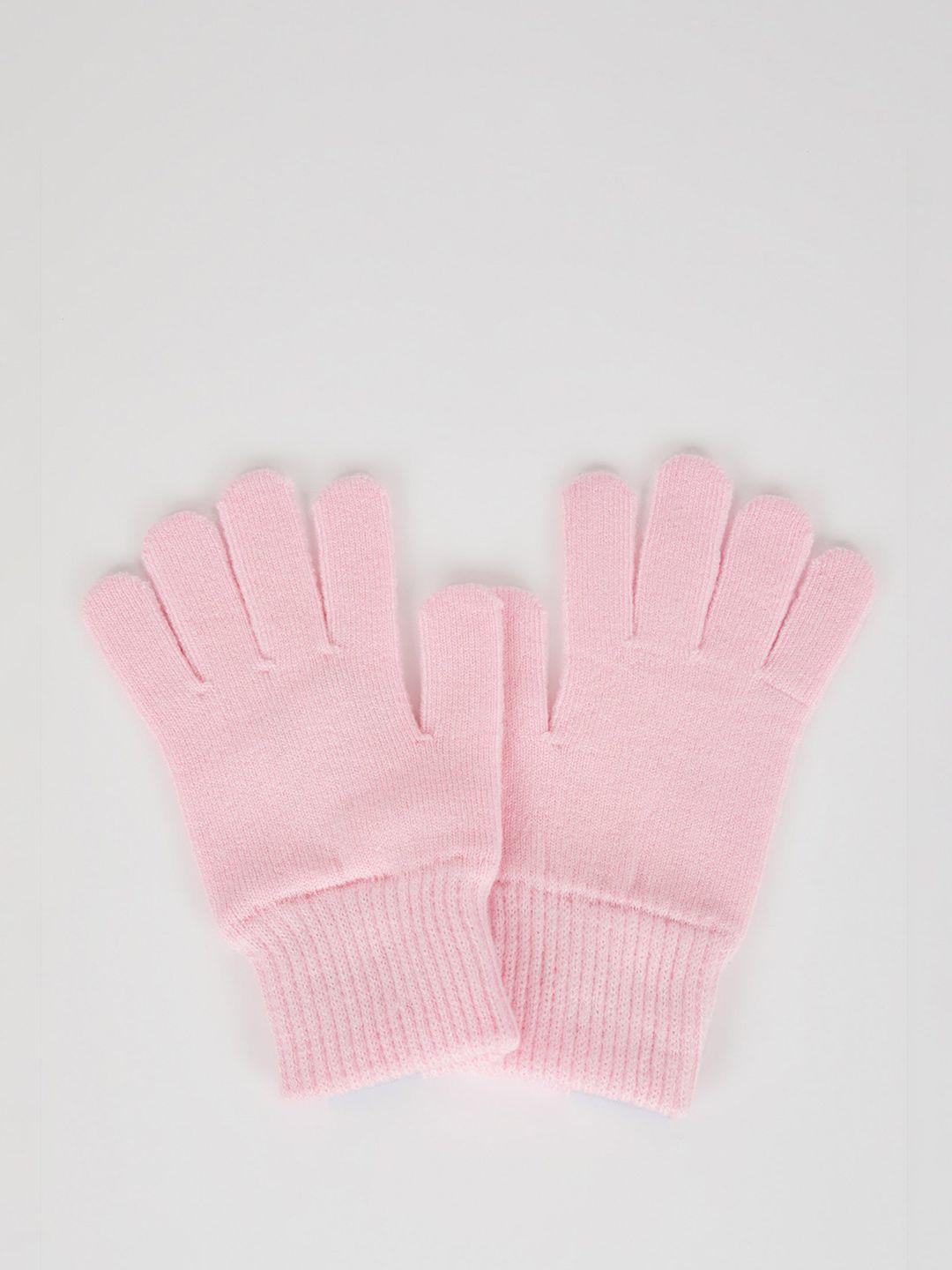 defacto knitted design hand gloves