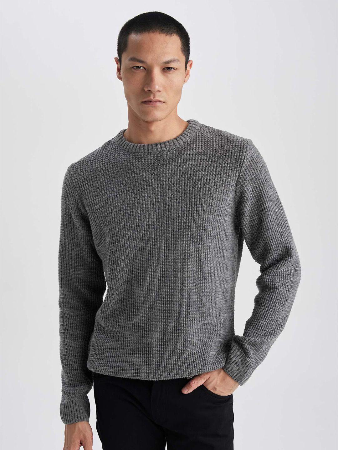 defacto long sleeves ribbed acrylic pullover