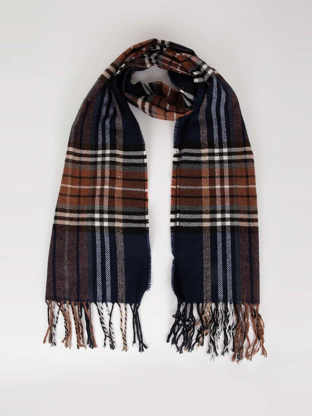 defacto men checked scarf