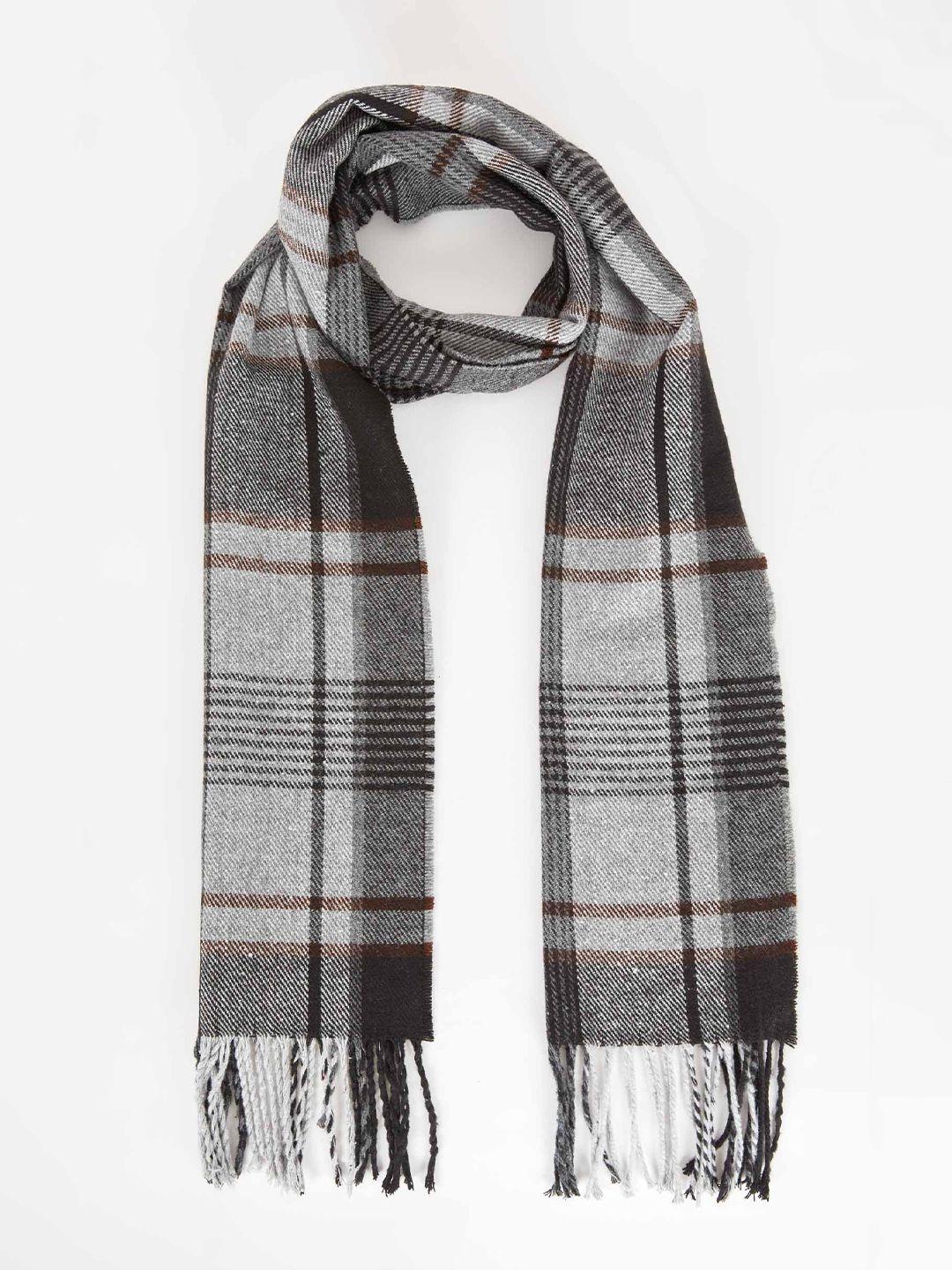 defacto men checked scarf