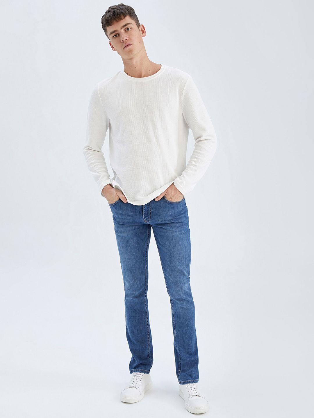 defacto men light fade stretchable jeans