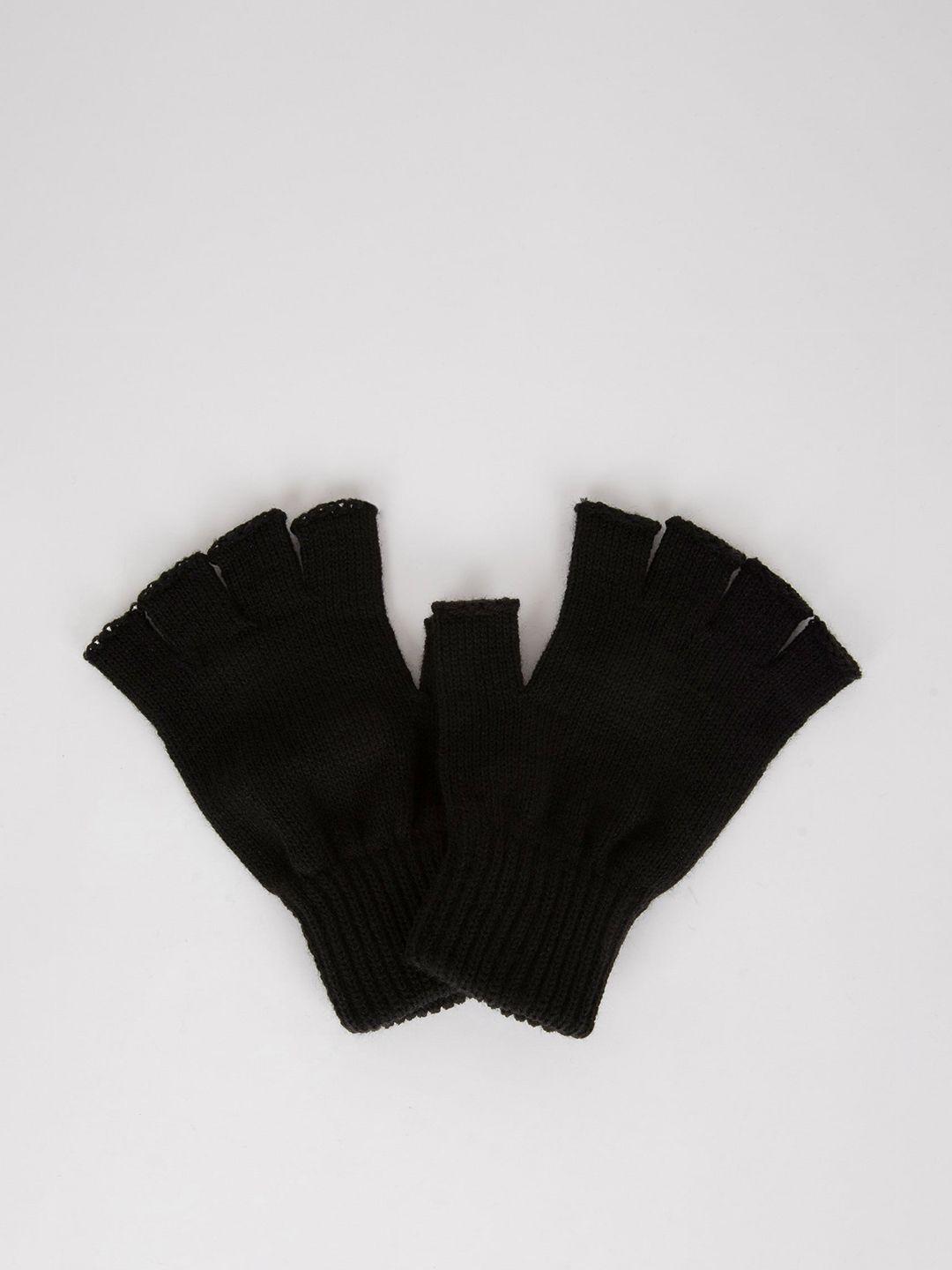 defacto men patterned hand gloves