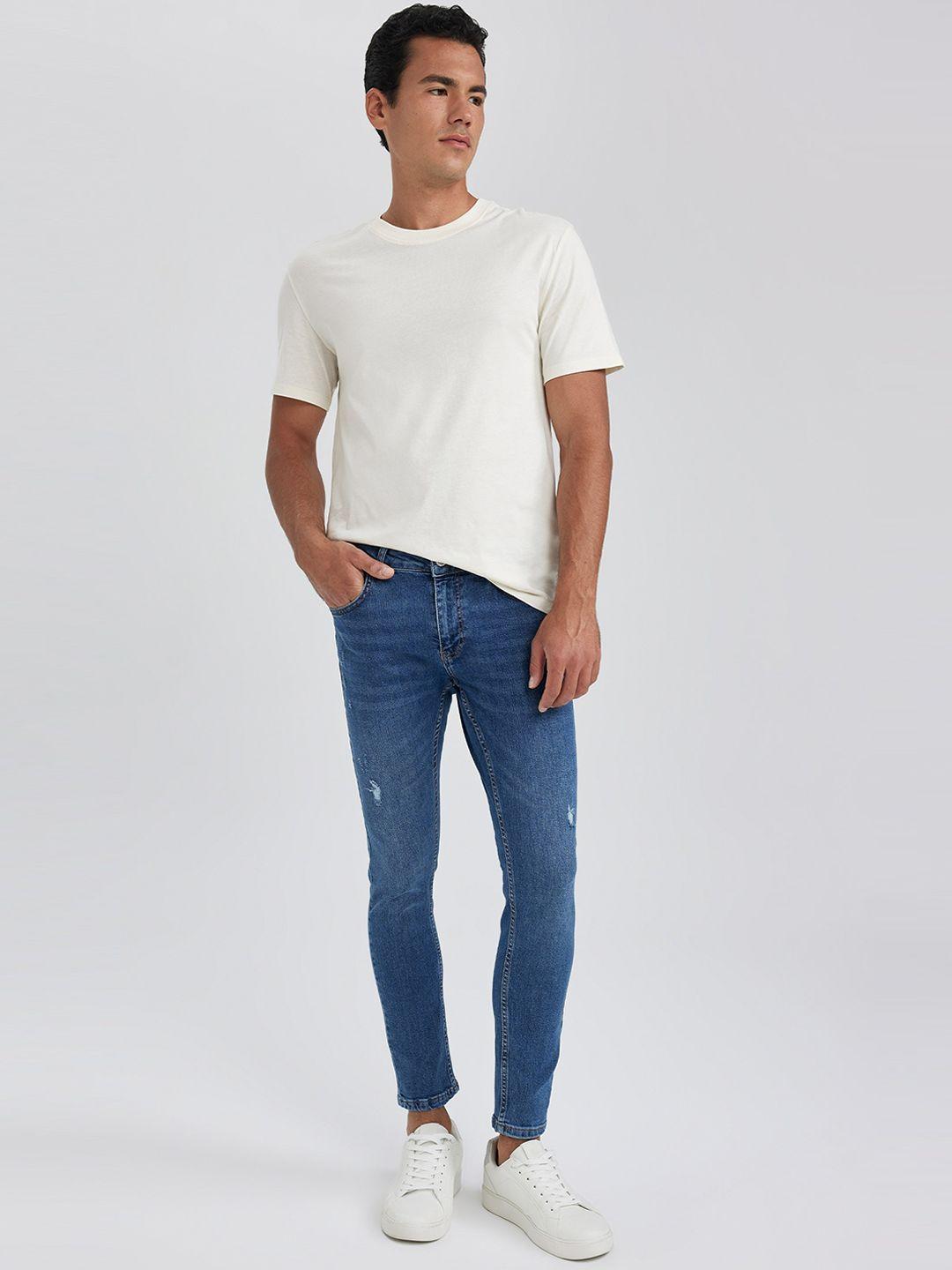 defacto mid rise clean look stretchable jeans