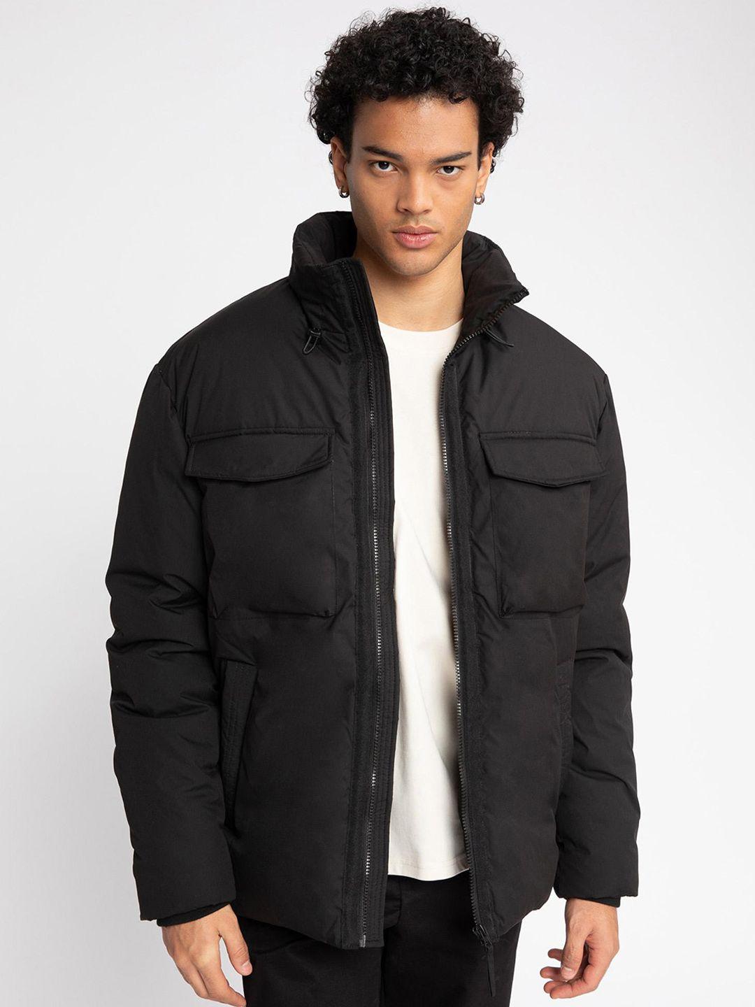 defacto mock collar puffer jacket